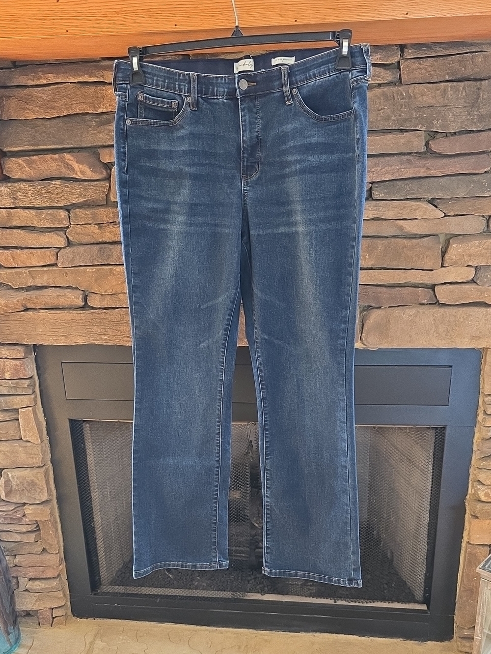 Wonderly Dark Blue Boot Cut Jeans